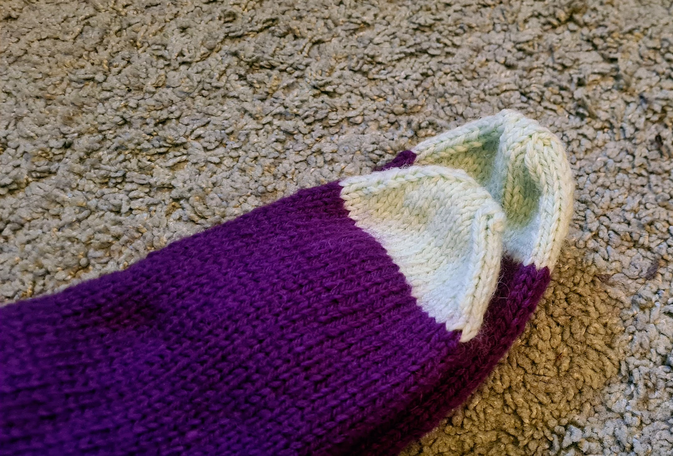 Knitted socks