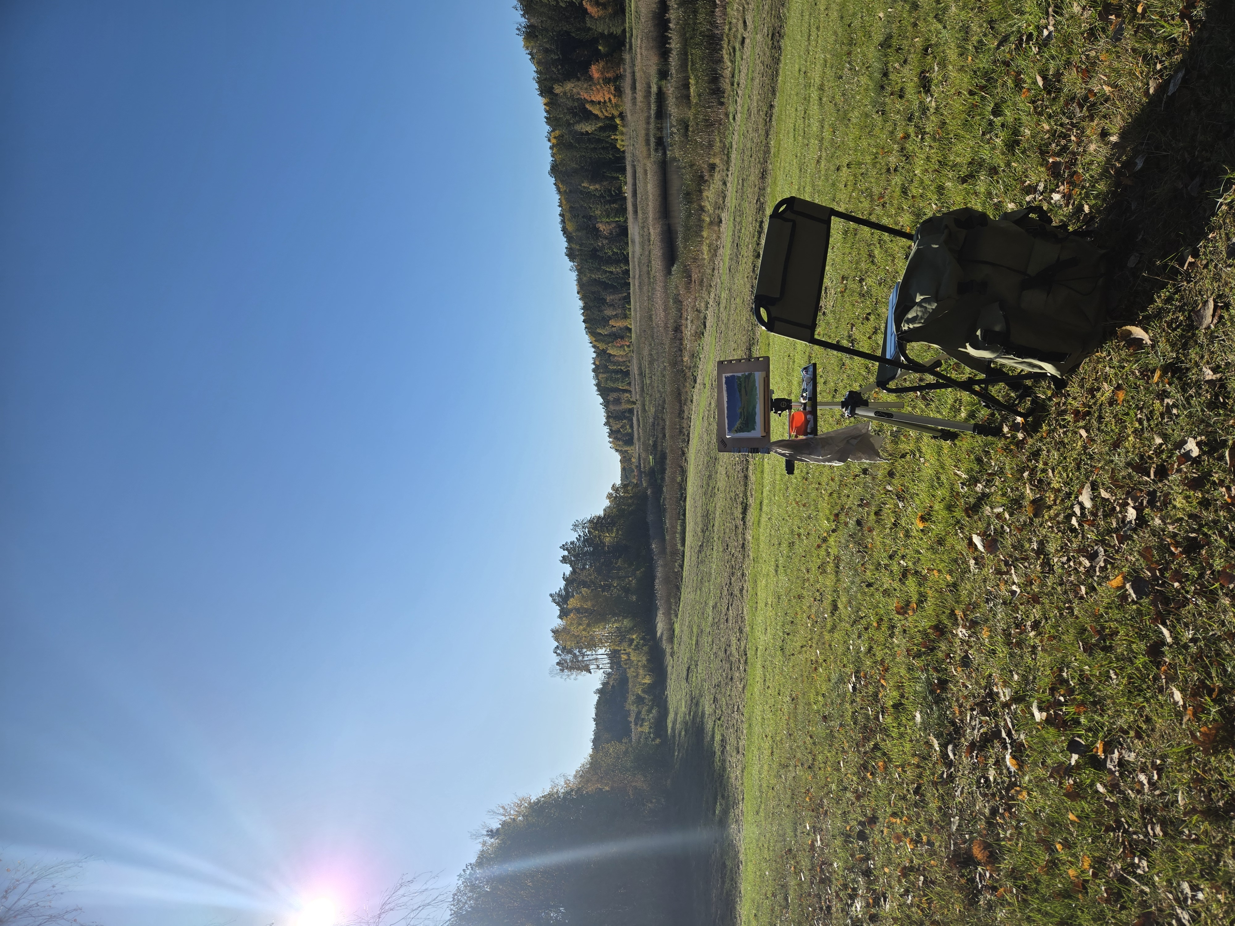 Trying Plein Air in Alhagen